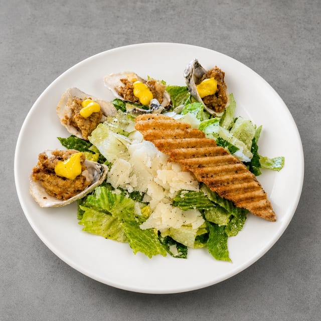 Fried Oyster Caesar.