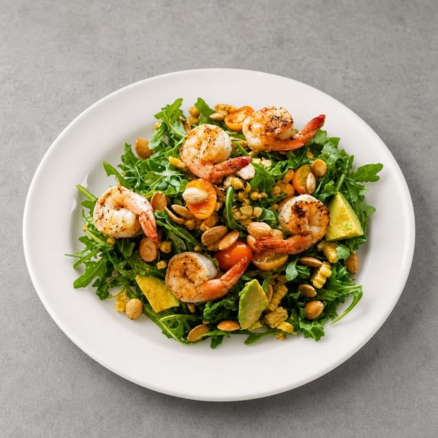 Grilled Shrimp Salad.