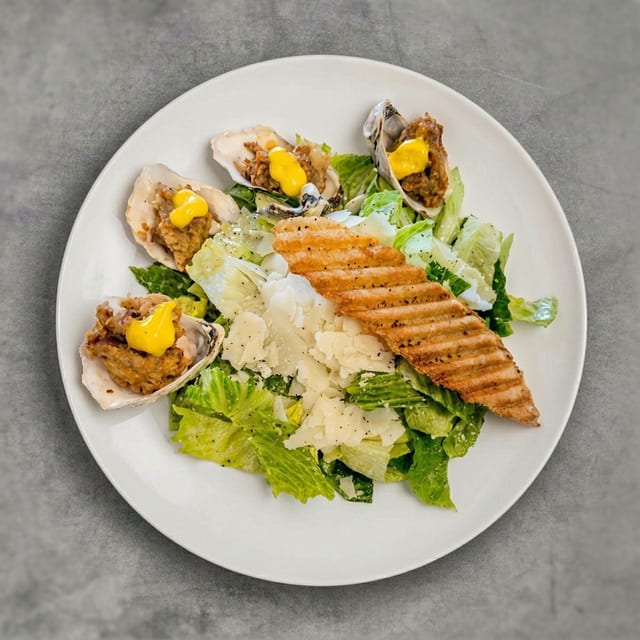 Fried Oyster Salad.