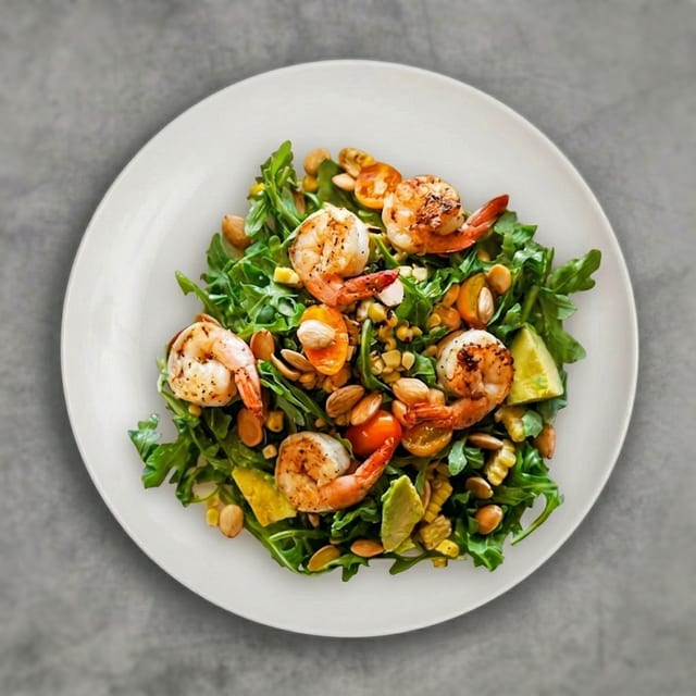 Grilled Shrimp Salad.